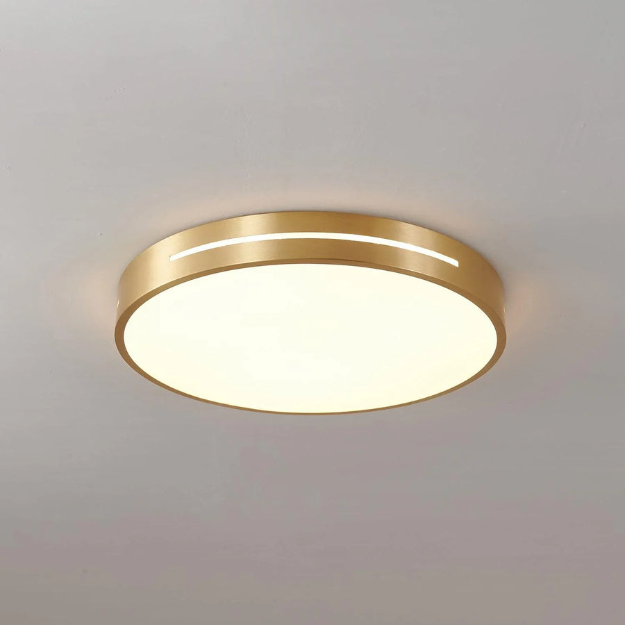 Eurcarara Modern Minimalist Brass Ceiling Light, view 2
