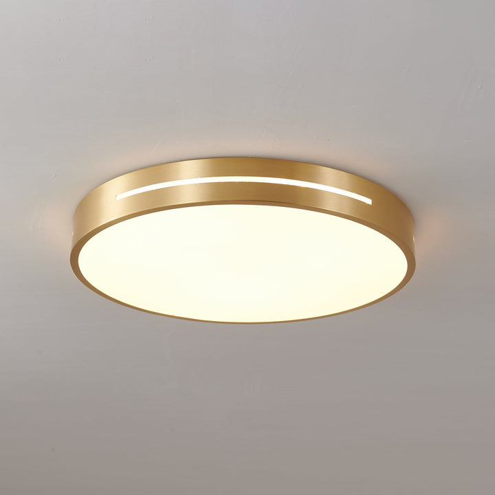 Eurcarara Modern Minimalist Brass Ceiling Light