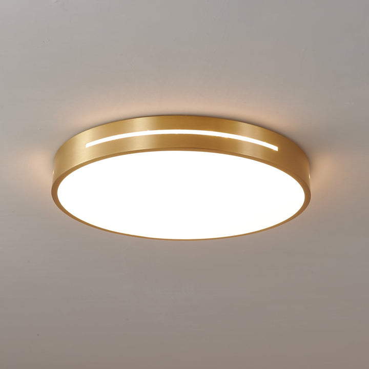 Eurcarara Modern Minimalist Brass Ceiling Light
