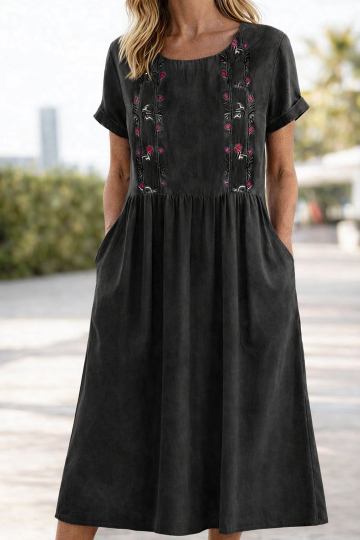 Women's Floral Midi Summer Dress – image 6