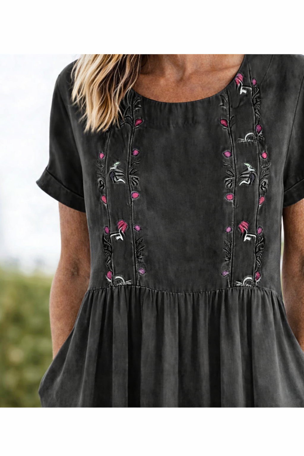 Women's Floral Midi Summer Dress – image 8