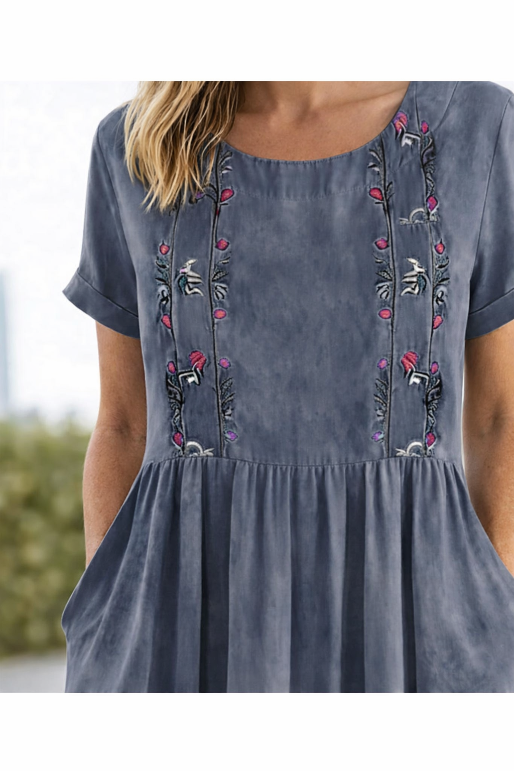 Women's Floral Midi Summer Dress – image 9