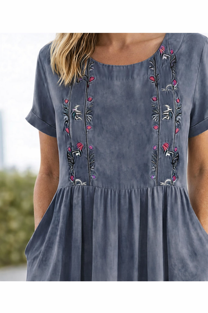 Women's Floral Midi Summer Dress – image 9