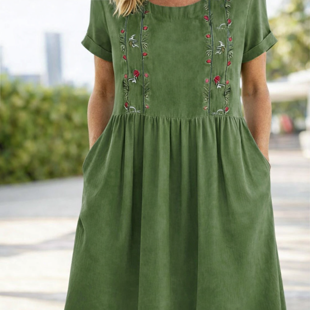 Women's Floral Midi Summer Dress – image 11
