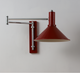 Swing Arm Cone Wall Light | Enamelled Iron, Pull Cord