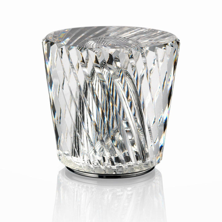 Rechargeable Crystal Glass Table Lamp | Cordless, Three Cuts
