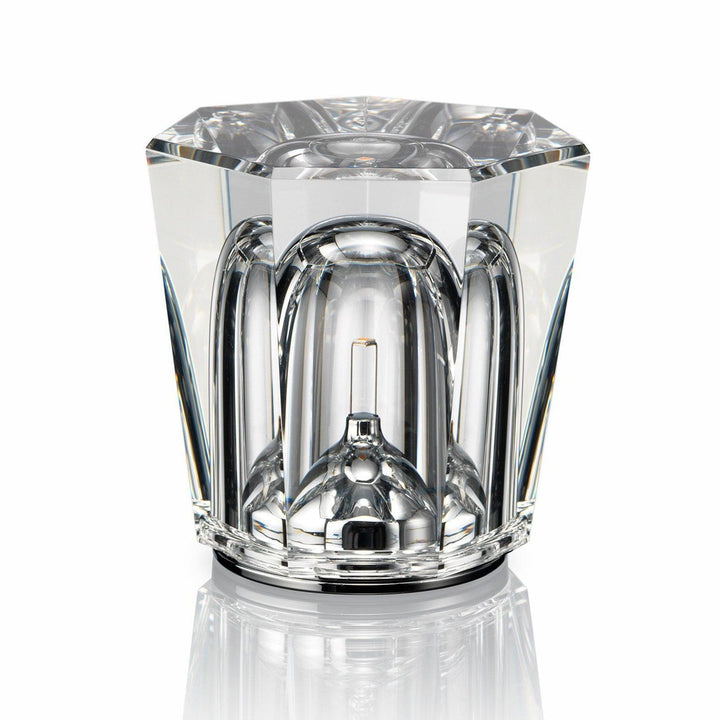 Rechargeable Crystal Glass Table Lamp | Cordless, Three Cuts