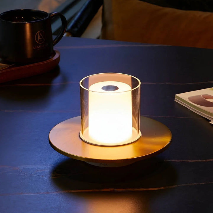 Rechargeable Candle Flame Table Lamp