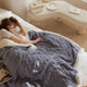 Textured Sherpa Fleece Blanket | Double Sided, Seven Colours