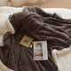 Textured Sherpa Fleece Blanket | Double Sided, Seven Colours