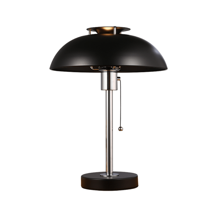 Chrome Mushroom Table Lamp | Metal Dome, Four Colours
