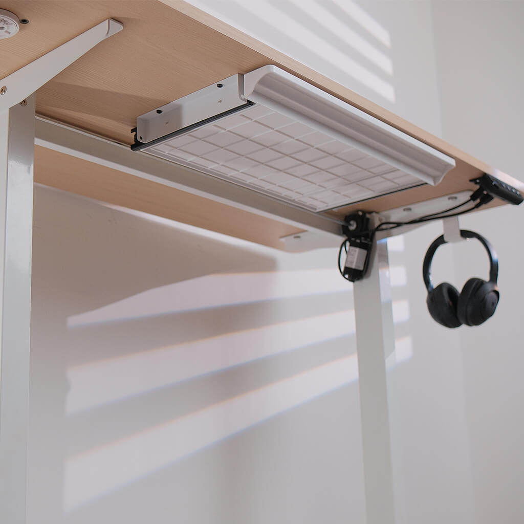 Slimline Under Desk Drawer | Adhesive, Black or White