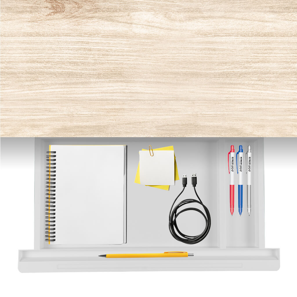 Slimline Under Desk Drawer | Adhesive, Black or White