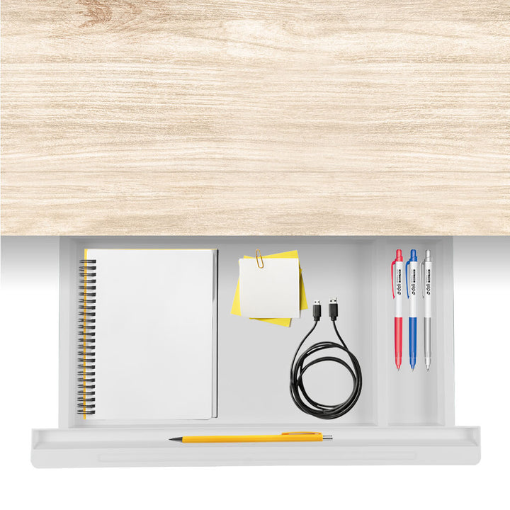 Slimline Under Desk Drawer | Adhesive, Black or White