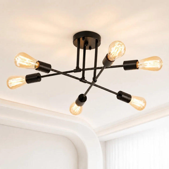 Enki Nordic Semi-recessed Ceiling Lamp