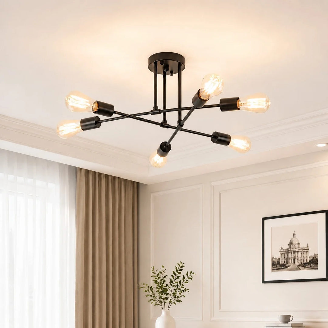 Enki Nordic Semi-recessed Ceiling Lamp