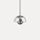 Dome Shade Pendant Light With Floating Globe Diffuser