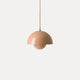 Dome Shade Pendant Light With Floating Globe Diffuser