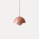 Dome Shade Pendant Light With Floating Globe Diffuser