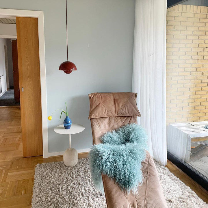 Dome Shade Pendant Light With Floating Globe Diffuser