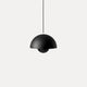 Dome Shade Pendant Light With Floating Globe Diffuser