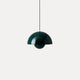 Dome Shade Pendant Light With Floating Globe Diffuser