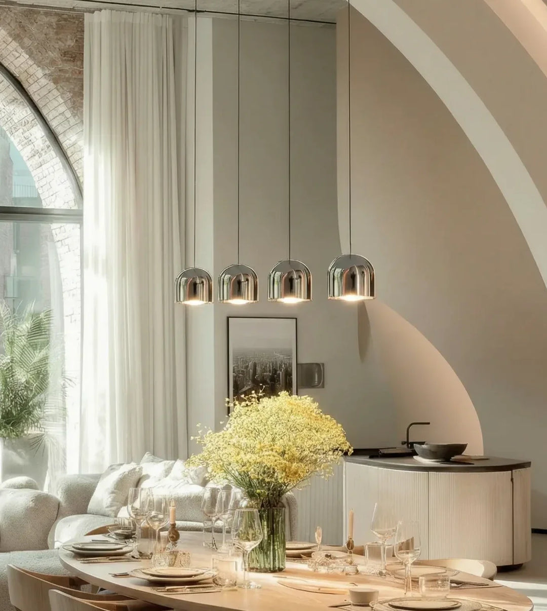 Gaia Dimmable Aluminium Ceiling Light
