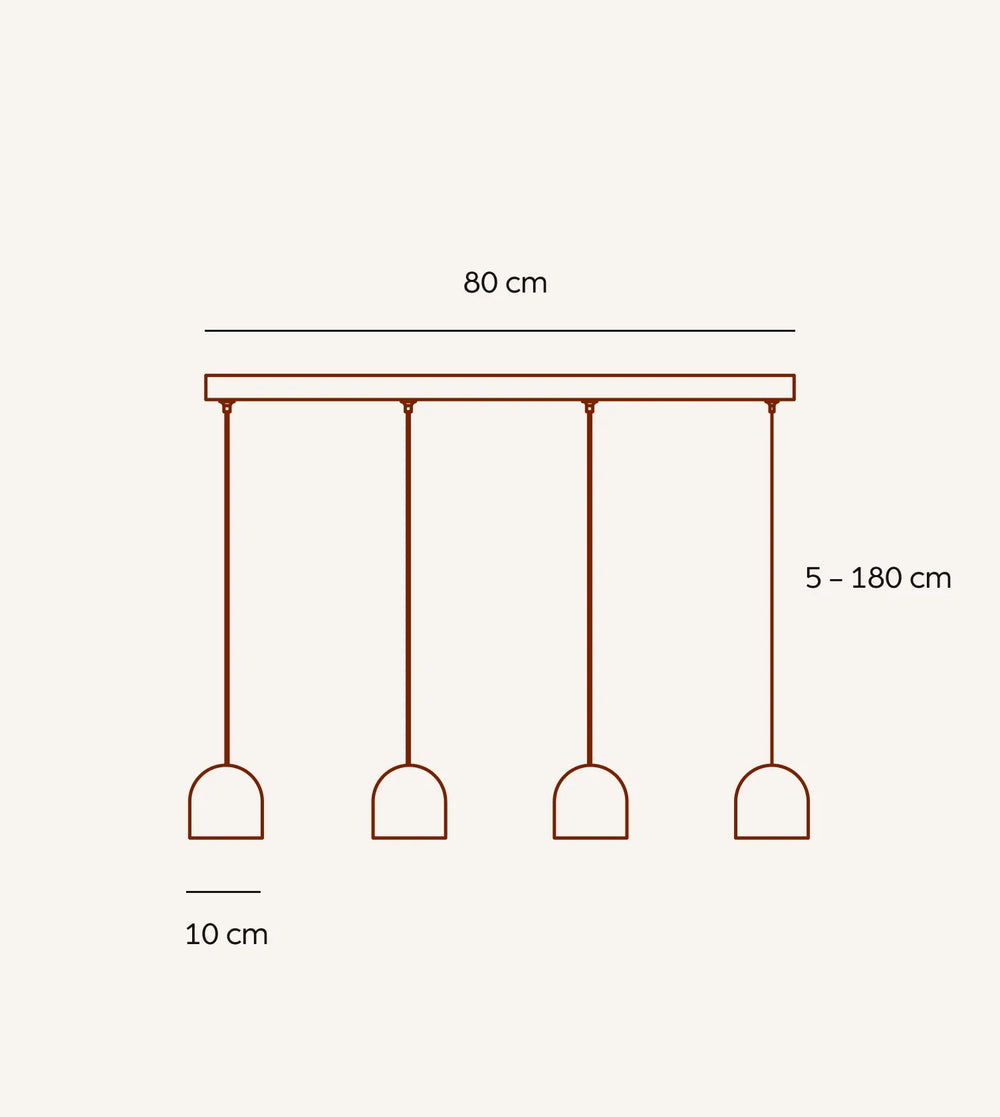 Gaia Dimmable Aluminium Ceiling Light, view 2