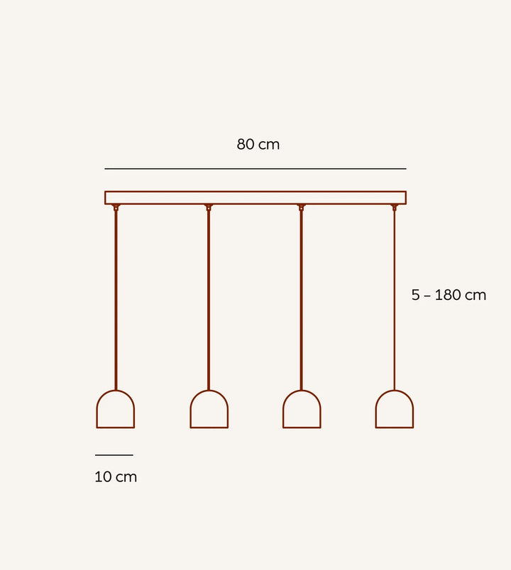 Gaia Dimmable Aluminium Ceiling Light, view 11