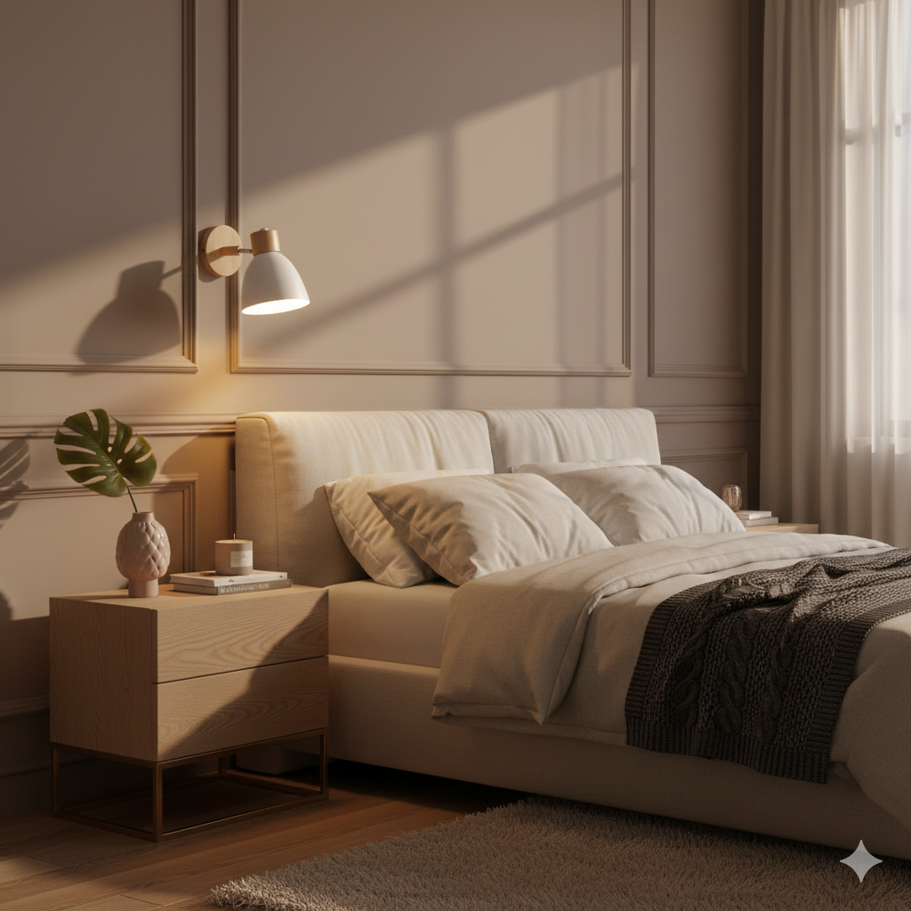 Modern Minimalist Wooden Cone LED Wall Sconce