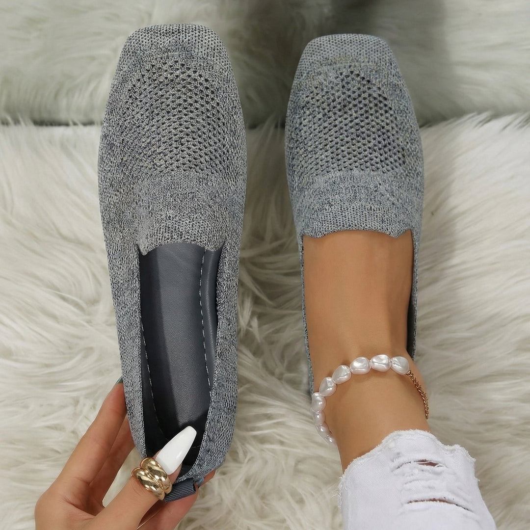 Women's Orthopaedic Knitted Slip-On Comfort Flats – image 1