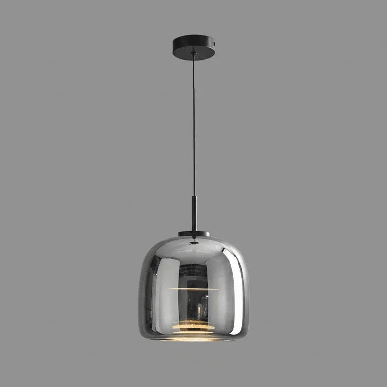 Auri Glass Pendant Light Smoky Grey | Celestre