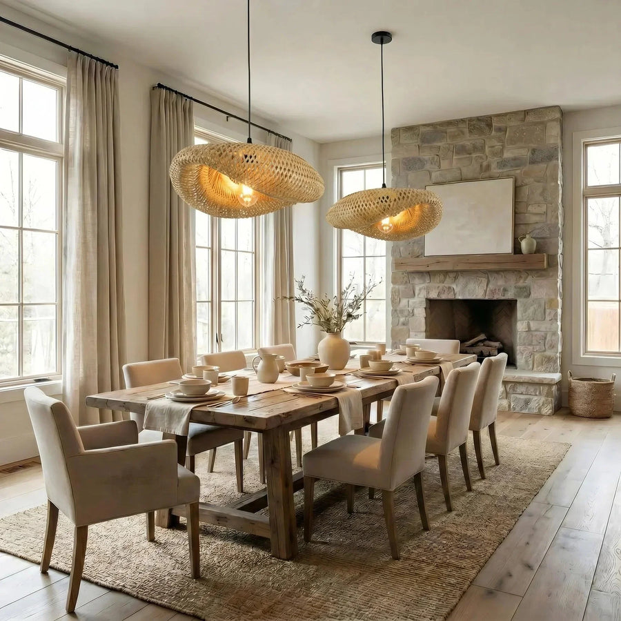 Bamboo Pendant Light, view 3