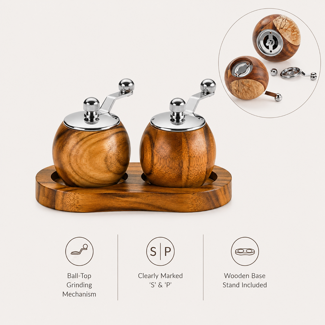 Salt and Pepper Grinder Set, view 5