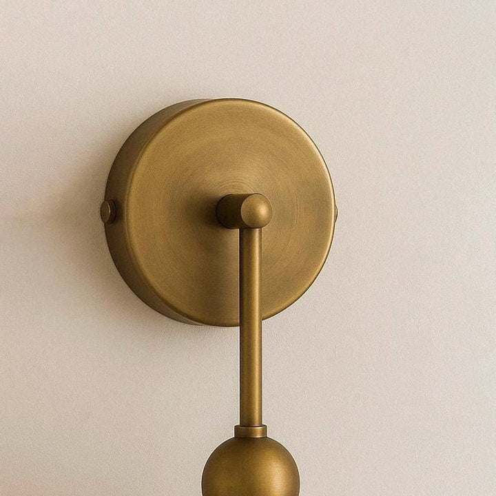 Alabaster Tube Wall Light | Brass, Black or Nickel, 1 or 2 Heads