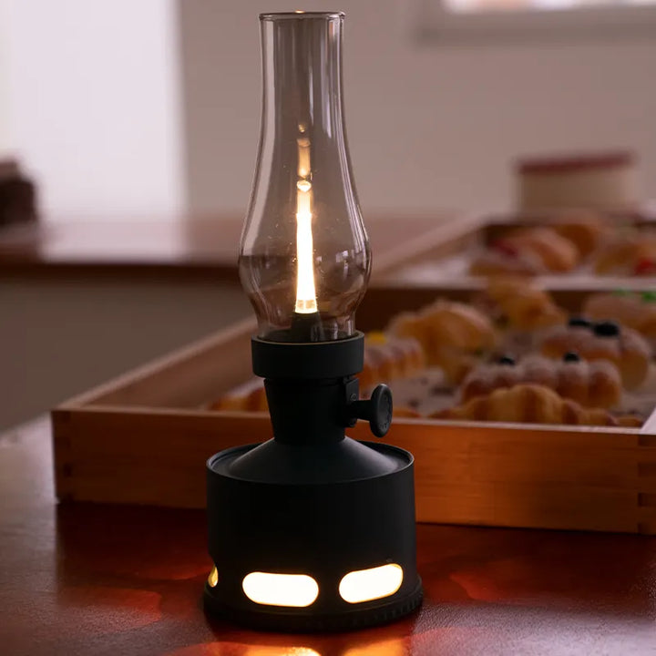 Vintage Aluminium LED Storm Lantern