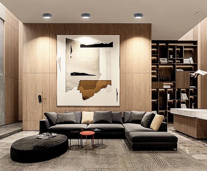 Mini Round Ceiling Downlight | Surface-Mounted, Seven Colours
