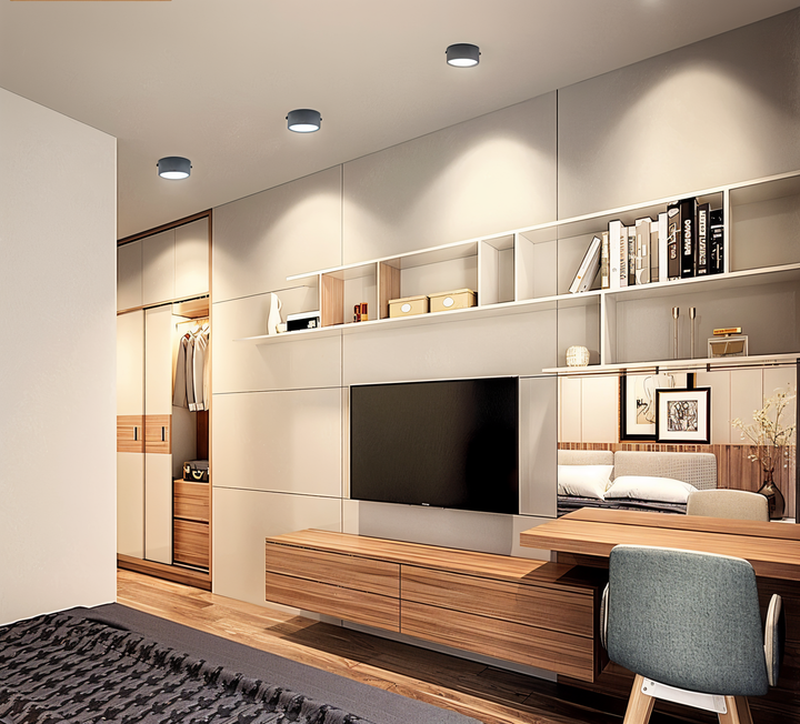 Mini Round Ceiling Downlight | Surface-Mounted, Seven Colours
