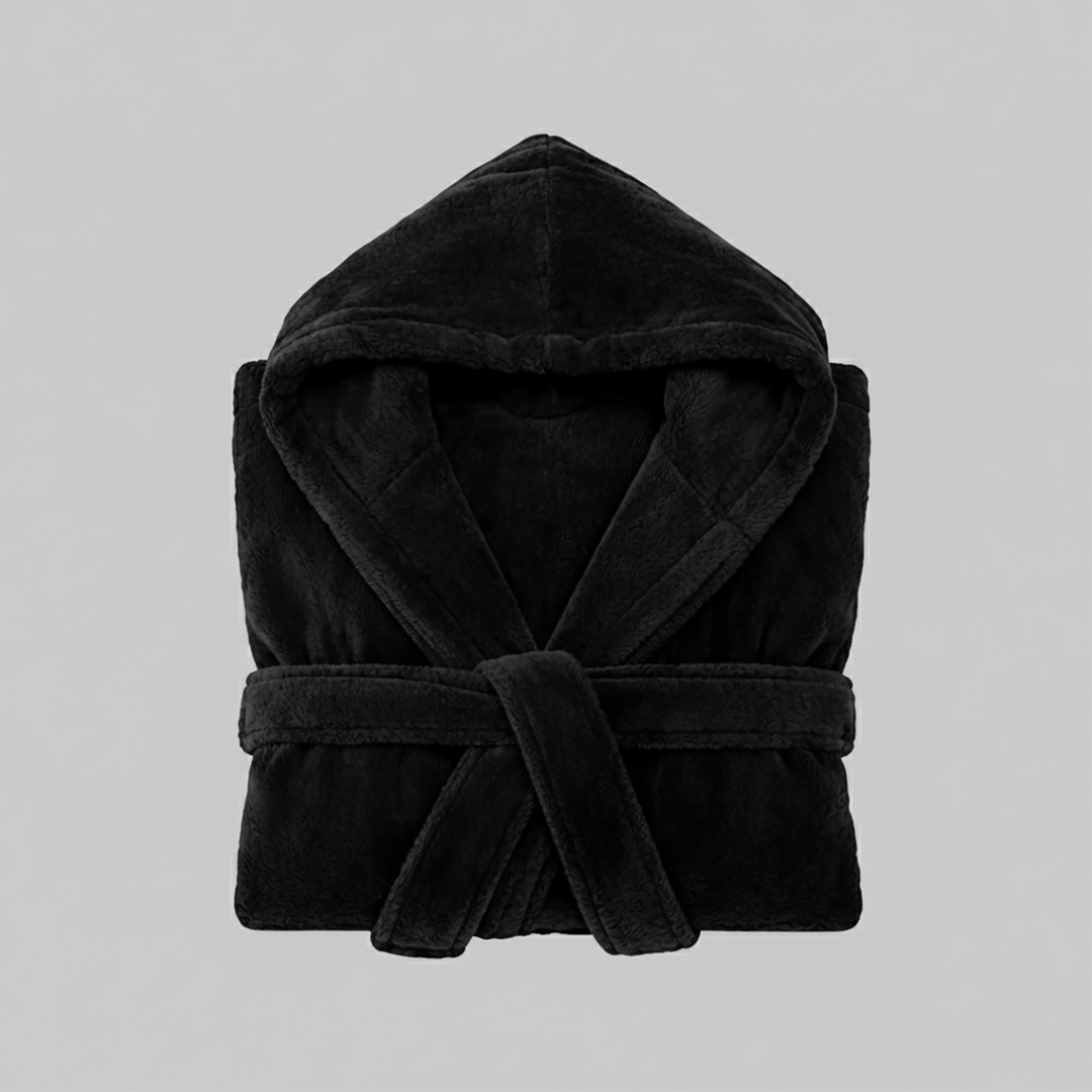 Men Hooded Bathrobe image 4