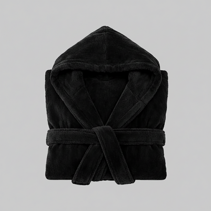 Men Hooded Bathrobe image 4