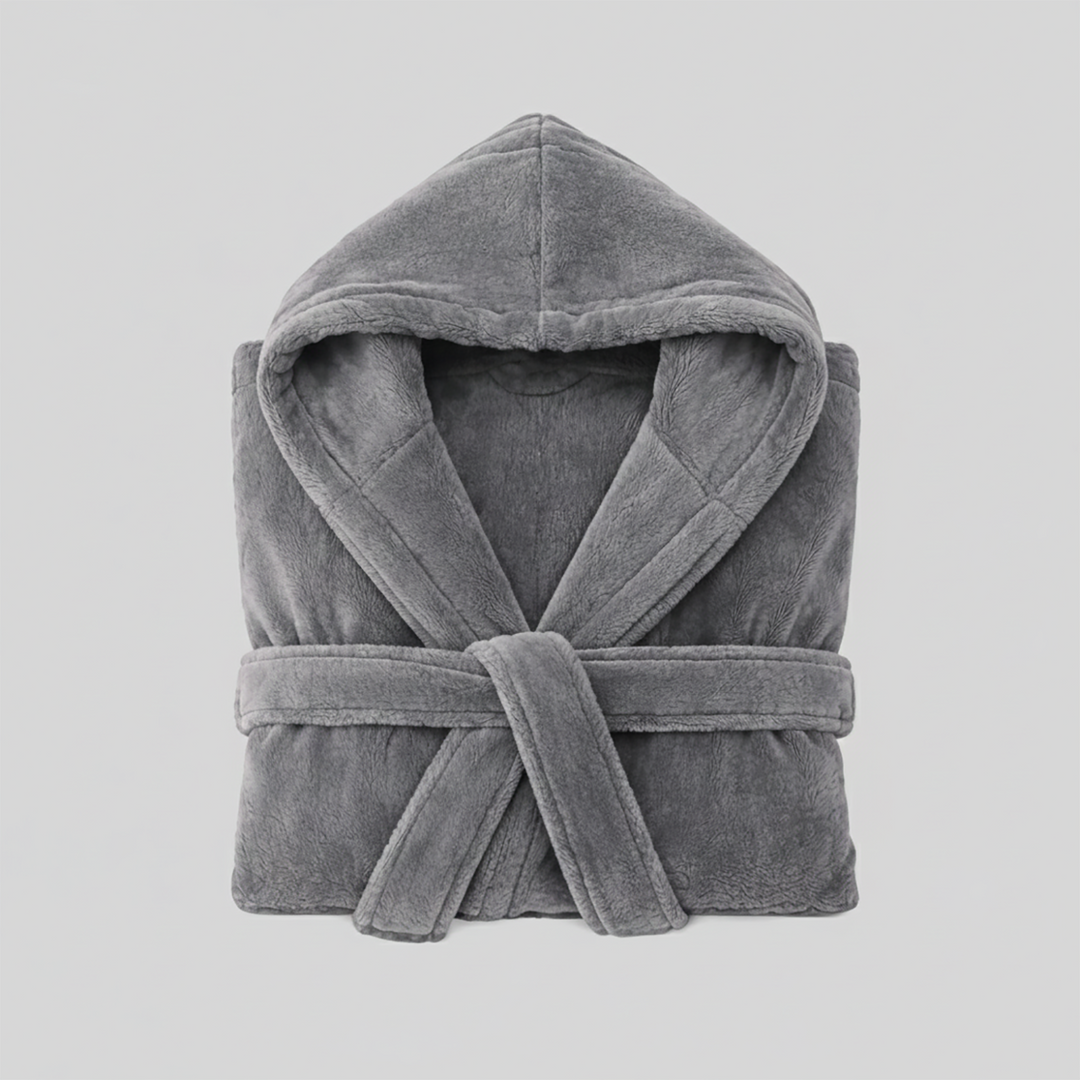 Men Hooded Bathrobe image 1