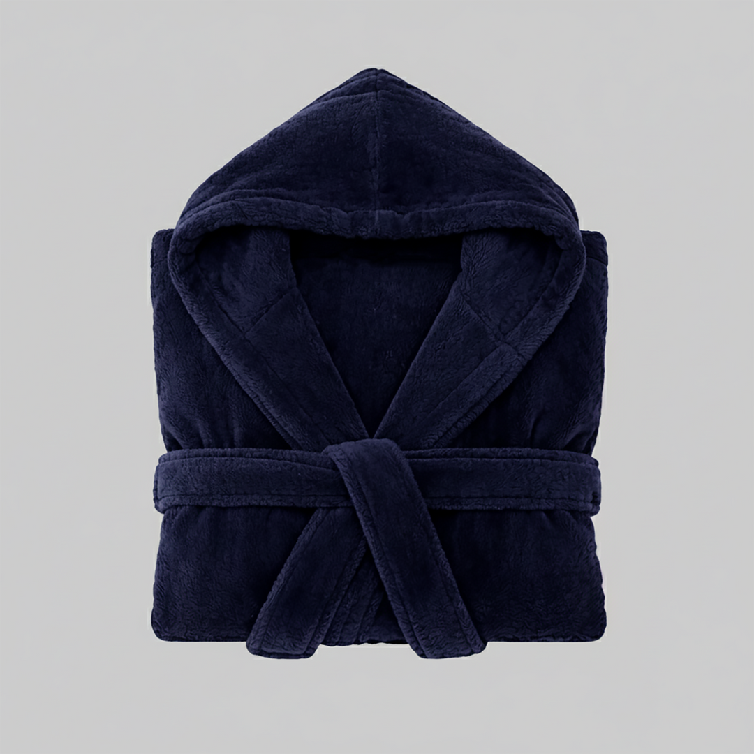 Men Hooded Bathrobe image 5