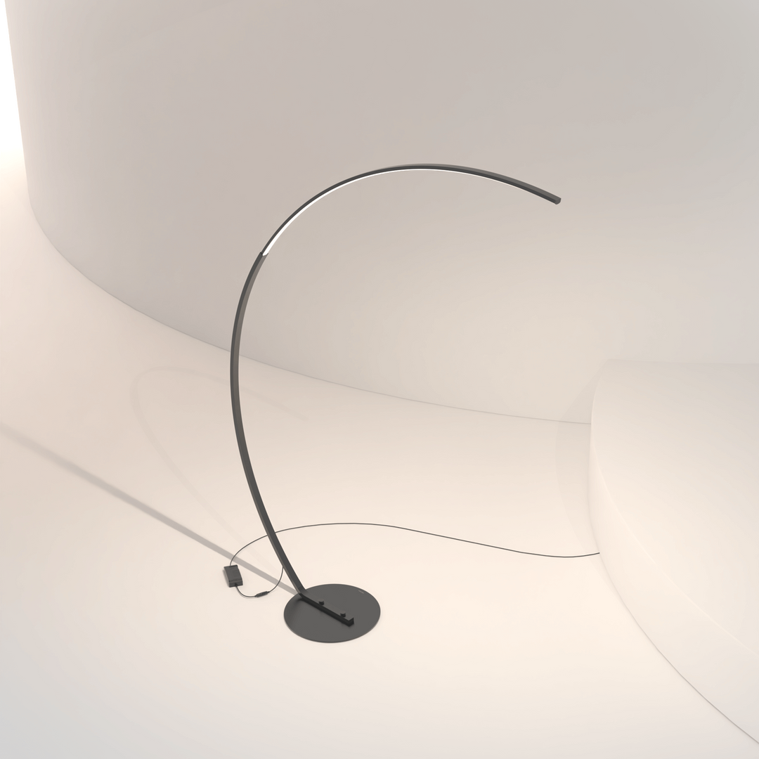 Icarus Dimmable Metal Floor Lamp, view 9