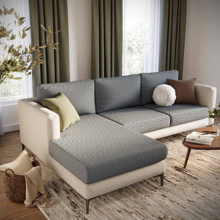 Stretch Sofa Cushion Cover | Classic Jacquard, 11 Colours