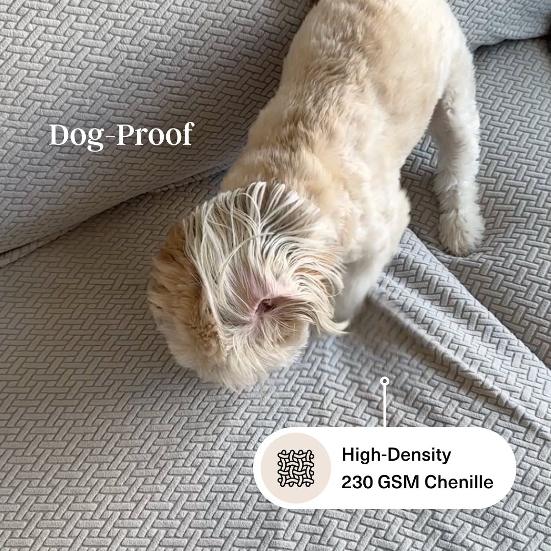 Stretch Sofa Cushion Cover | Classic Jacquard, 11 Colours