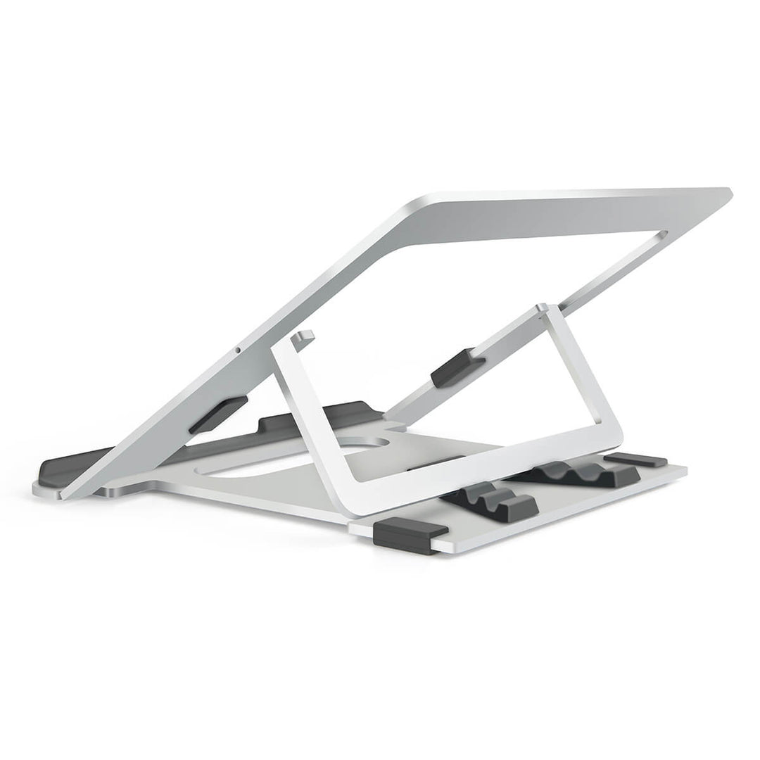 Foldable Aluminium Laptop Stand | Adjustable, Silver or Black