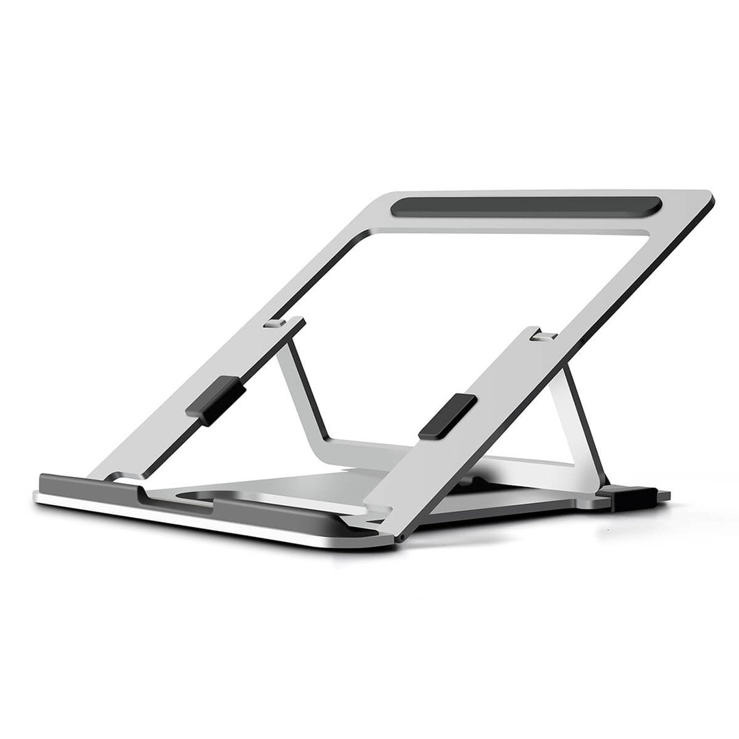 Foldable Aluminium Laptop Stand | Adjustable, Silver or Black