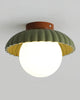 Juno Alien Cream Glass Ceiling Light