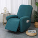 Juno Fitted Recliner Chair Cover Soft Pocket