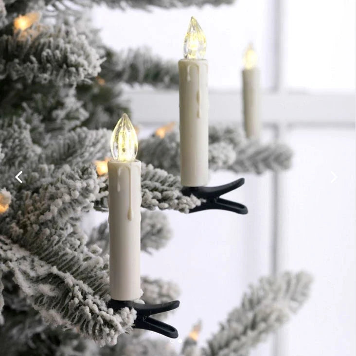 Clip-On LED Christmas Tree Candles